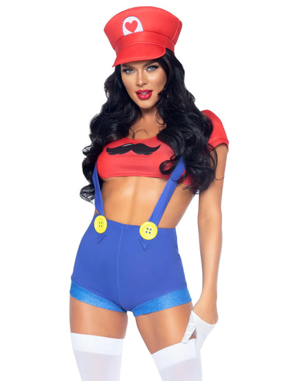 Gamer Babe Sexy Costume With Hat