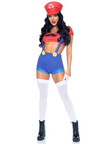 Gamer Babe Sexy Costume With Hat