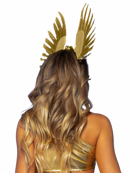 Leg Avenue A2906 Goddess Floral and Feather Headband