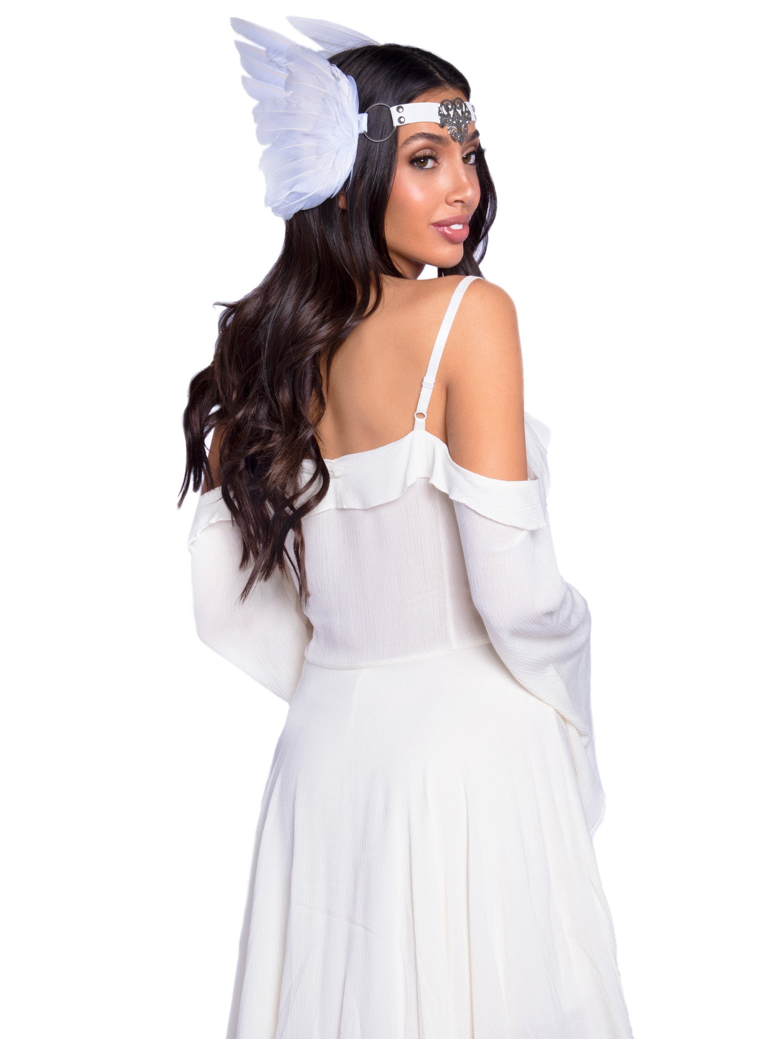 Leg Avenue A2914 Filigree Medallion Feather Headband