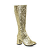 3" Heel Glitter Gogo Boot. W/Zipper.