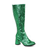 3" Heel Glitter Gogo Boot. W/Zipper.