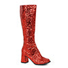 3" Heel Glitter Gogo Boot. W/Zipper.