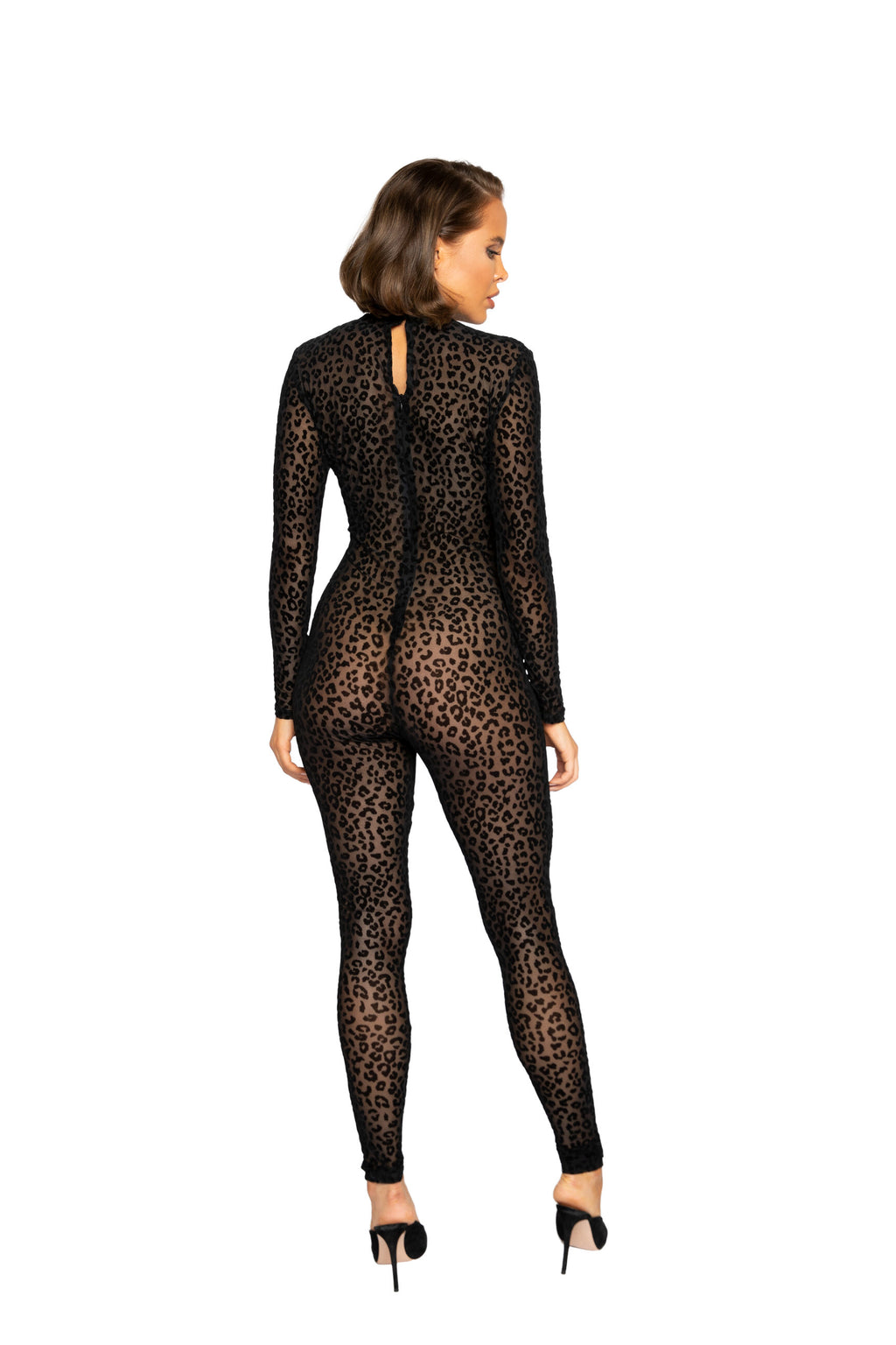 LI376 - Velvet Leopard Bodysuit