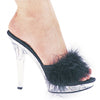 5" Heel Maribou Slipper.
