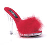 5" Heel Maribou Slipper.