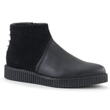 V-CREEPER-750 PF Pointed Toe Ankle Boot Creeper, Side Zip